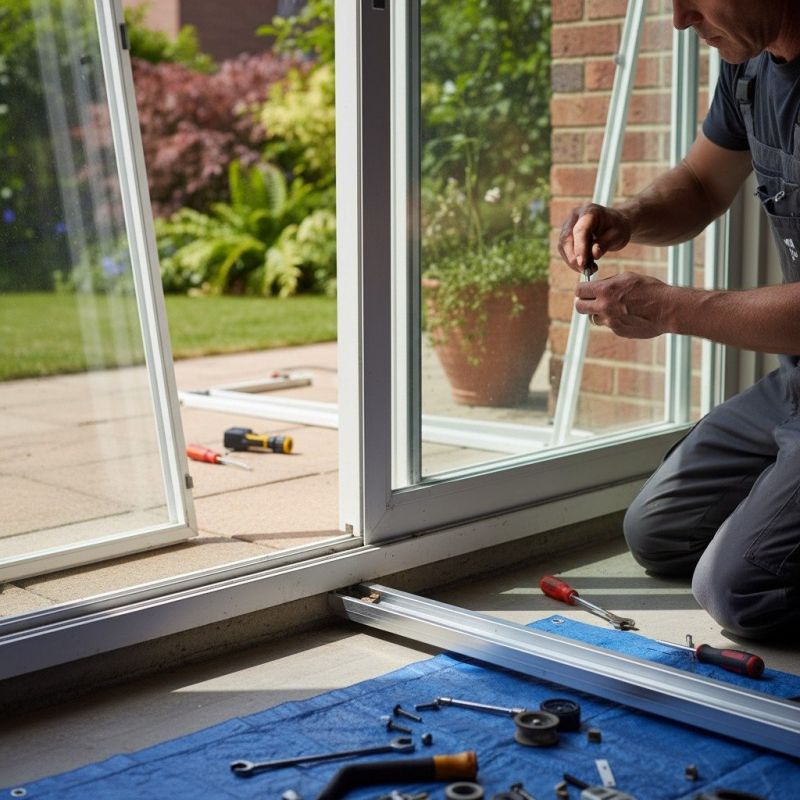 Sliding Door Track Repair in Kansas City, KS
